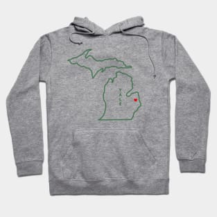 Yale MI Love (Dk Green) Hoodie